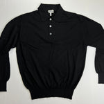 Brioni Black Long Sleeved Polo