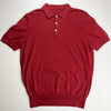 Unbranded Italian Red Short Sleeved Polo