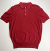 Unbranded Italian Red Short Sleeved Polo