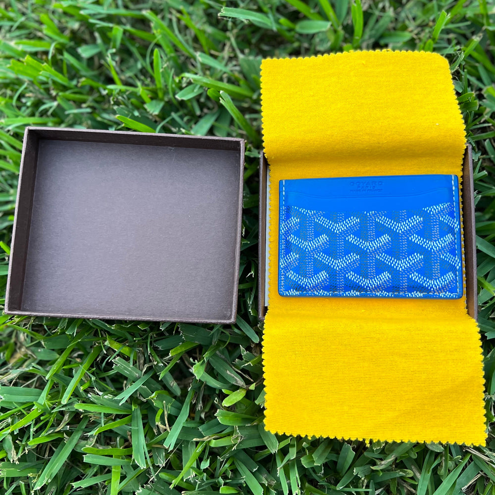 Goyard Saint Sulpice Sky Blue Card Holder