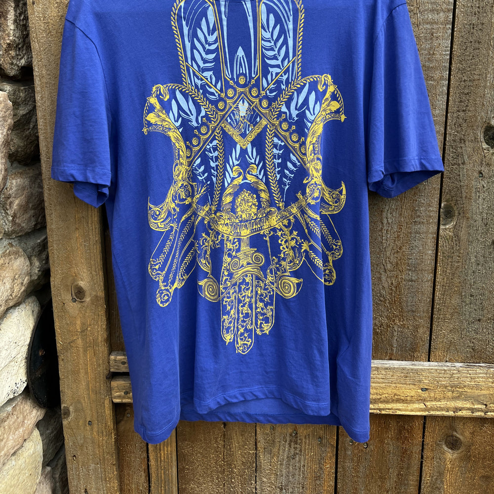 Versace Baroque Blue T-Shirt