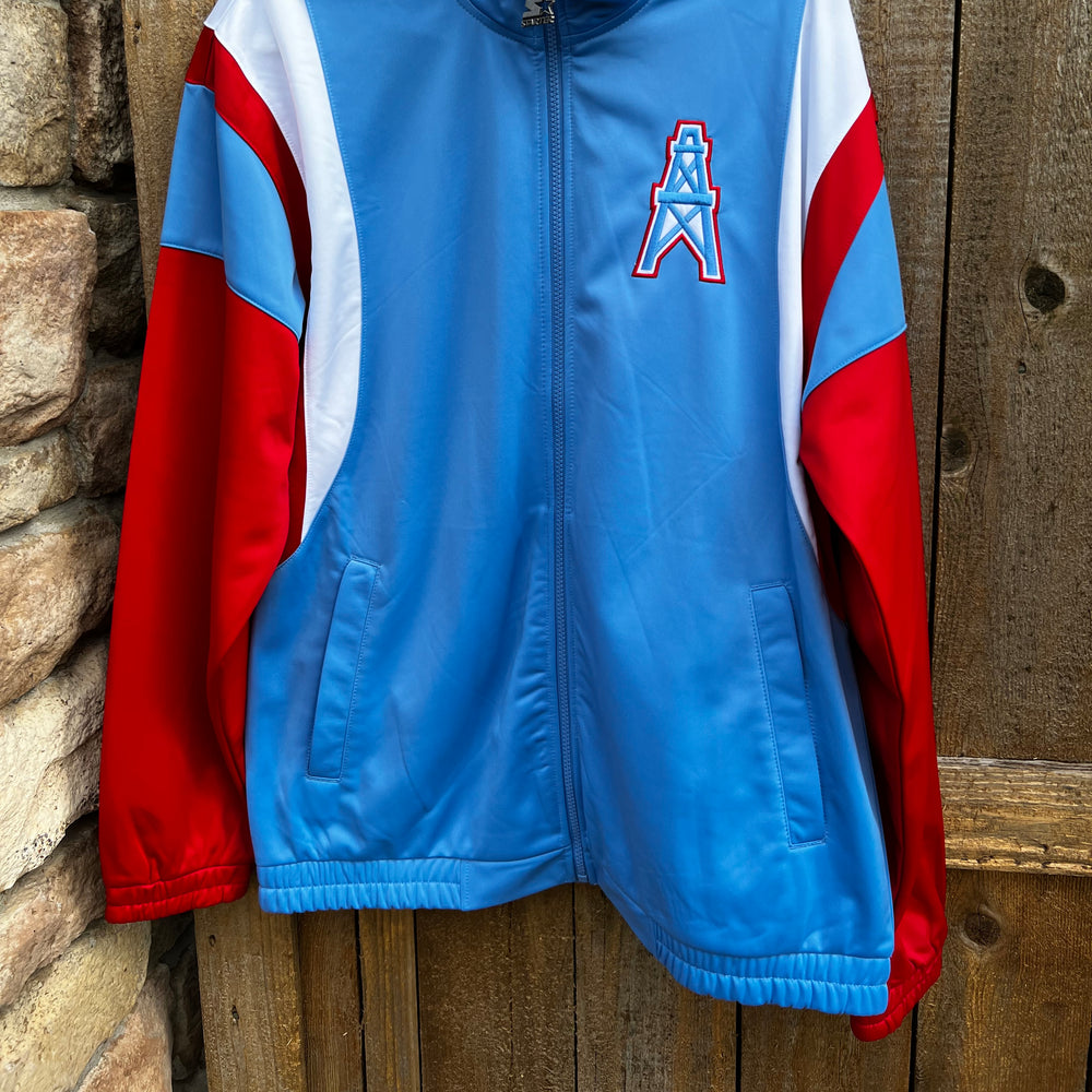 Vintage NFL Houston Oilers Starter Track Jacket