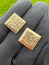 Gold Nugget Cufflinks