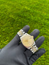 Rolex Datejust Ref. 16013 18k Gold Two-Tone Champaign Diamond Dial Jubilee Bracelet