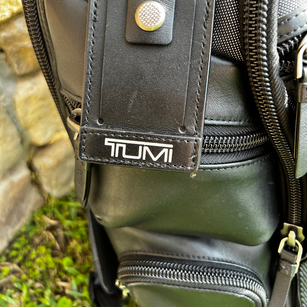 tumi alpha shaw backpack RARE TUMI "SQUID GAMES" Limited Edition Alpha Bravo Shaw Deluxe Gray/B – Lusso Texano